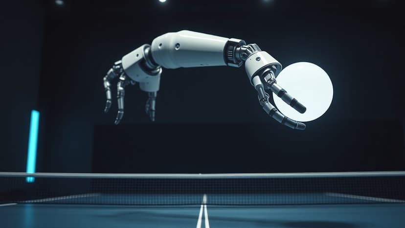 Robot Ace Beats Humans at Ping Pong!