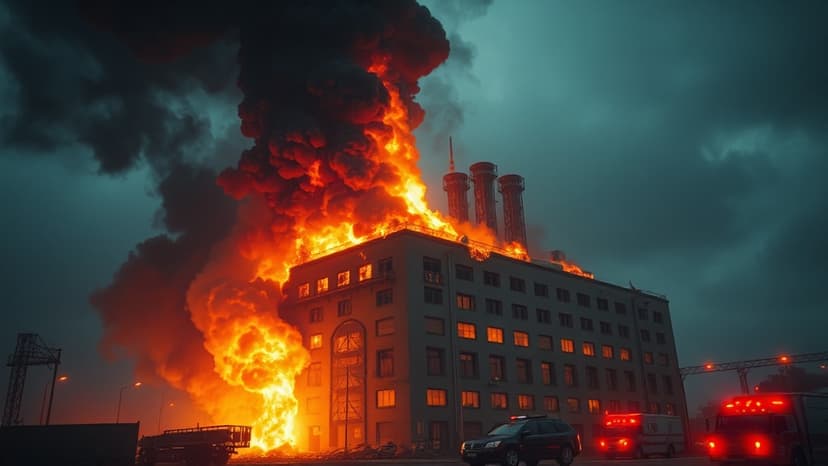 South Korean Factory Inferno Claims Lives
