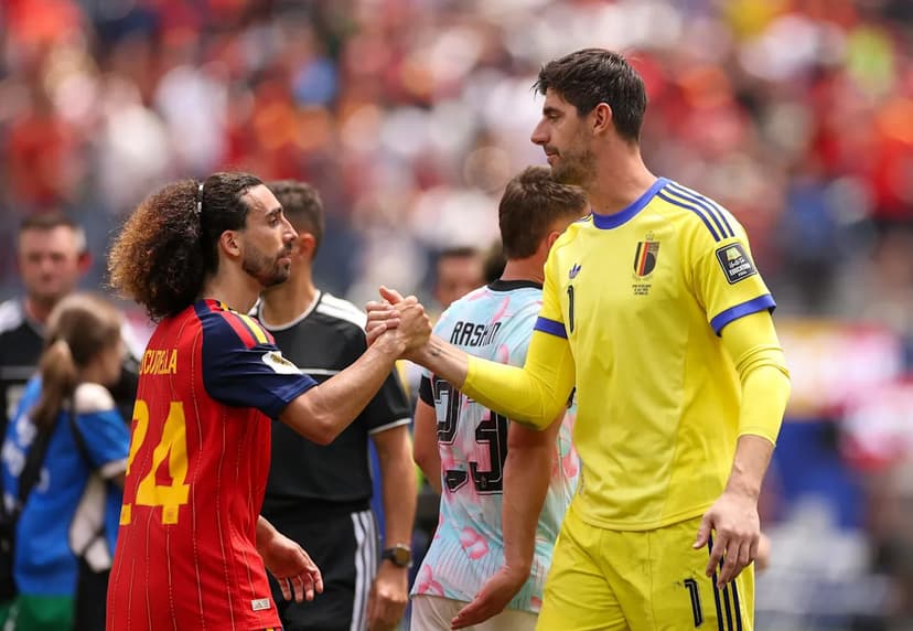 Courtois Injured As Spain Beats Belgium in World Cup Thriller