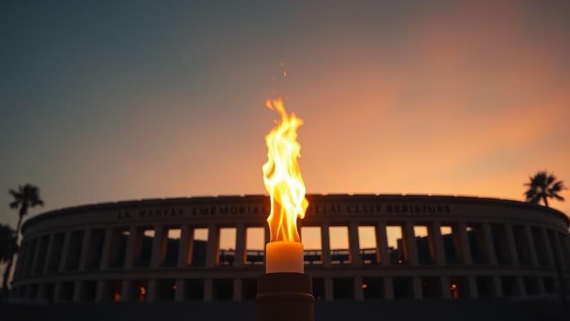 Flame of Hope Lights Up LA for Special Olympics