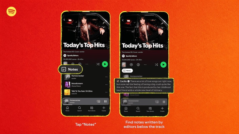 Spotify Lets You Add Notes to Playlists Now