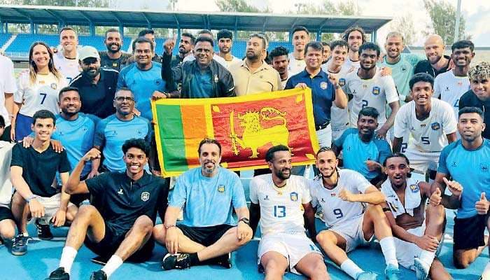 Sri Lanka Dominates Seychelles 3-0 in Football Friendly