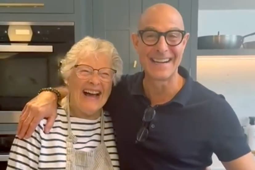 Tucci's Mom Still Worries About His Acting Career