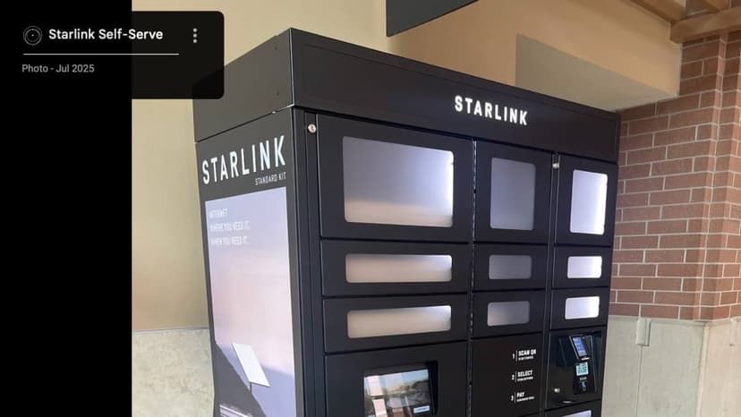 SpaceX Starlink Now Available From Vending Machine