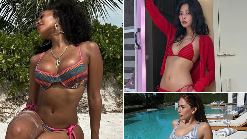 Celebs Strip Down in Stylish Stripes!