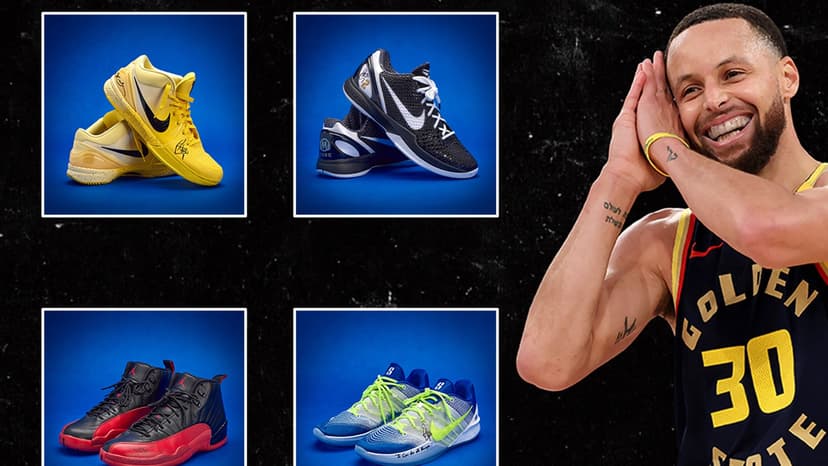 Steph Curry Auctions Off 70+ Pairs of Sneakers