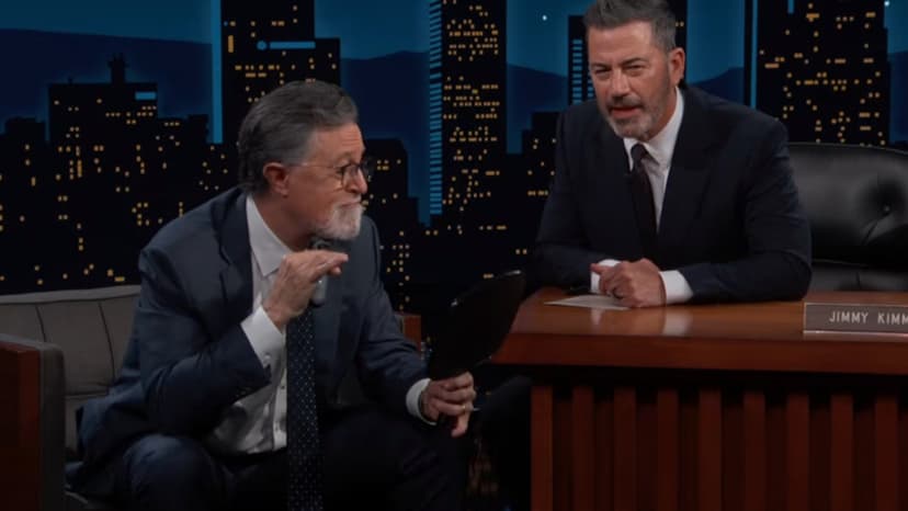 Colbert's Beard Bet: Kiss Count vs. Emmy Win