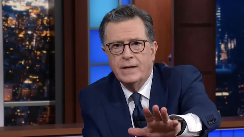 Colbert's Flaming Toboggan Ride Ends