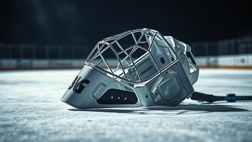 Puck to the Throat Sidelines Stolarz