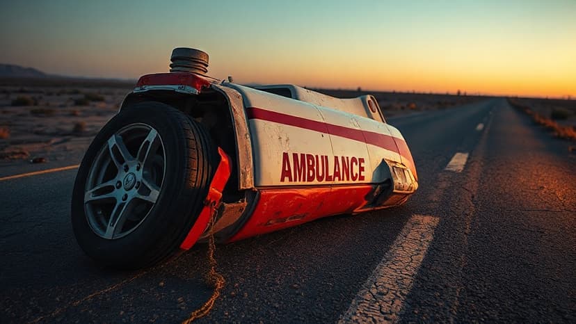 Paramedic Jumps From Stolen Ambulance