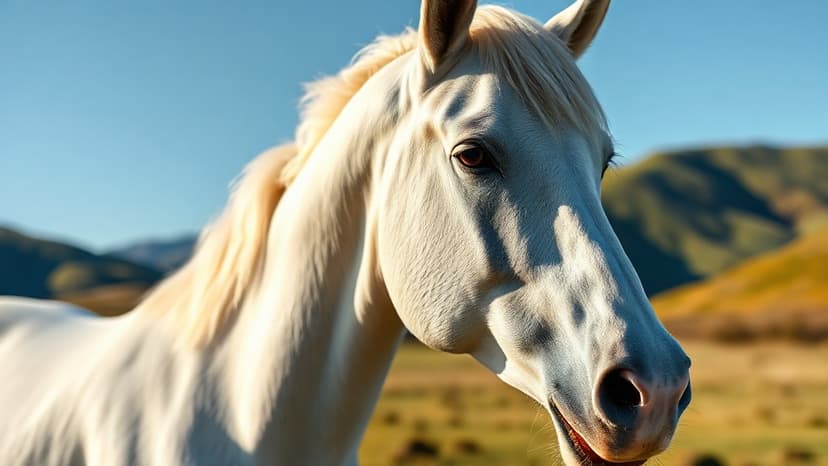 Rare Cremello Horse Reunited With Owner