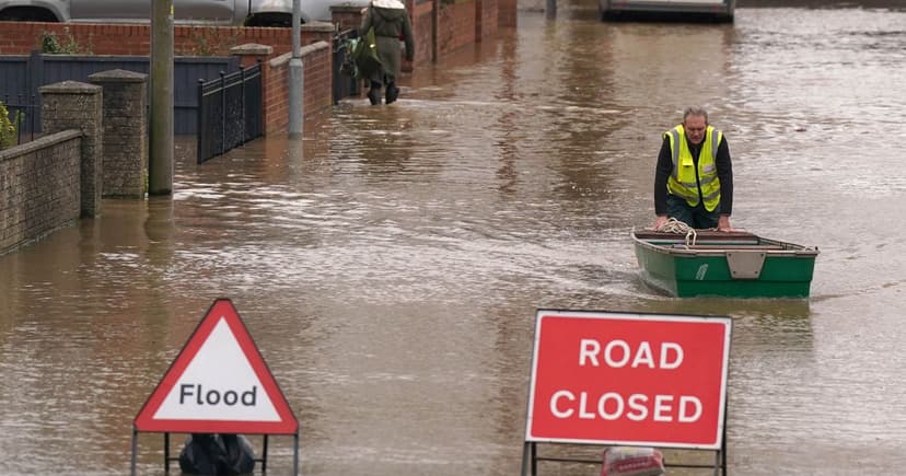 Storm Austen Triggers Flood Alerts Across UK