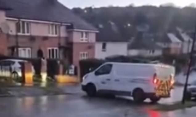 Storm Goretti: Van Slips on Black Ice, Crashes into Cars