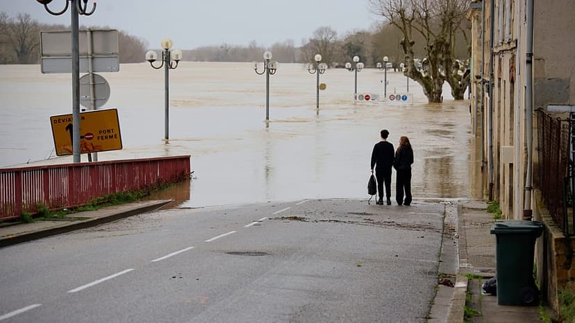 France Flooded: Storm Pedro Triggers Historic Swelling