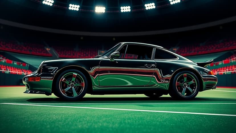 Stuttgart Glamour: Stars Shine at Porsche Tennis Party