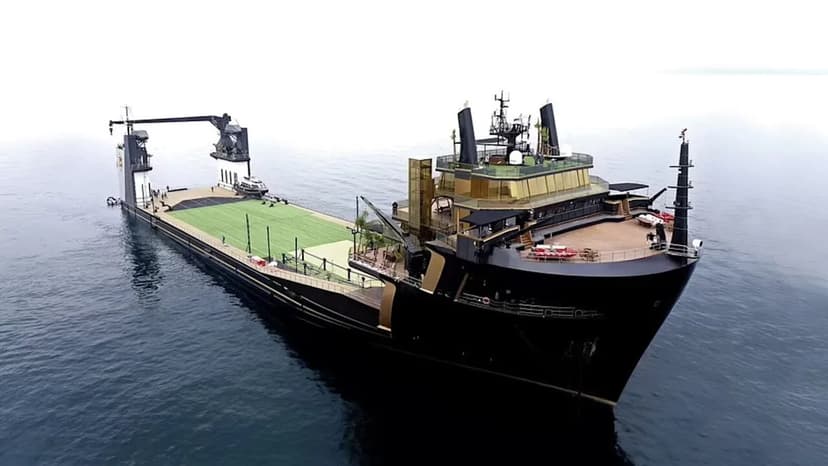 Cargo Ship Transformed Into Unique Submersible Yacht