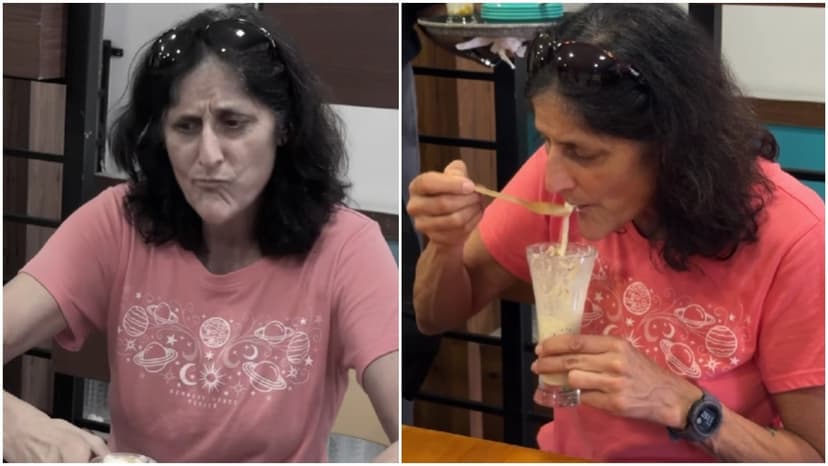 Astronaut Sunita Williams Savors Kerala Falooda