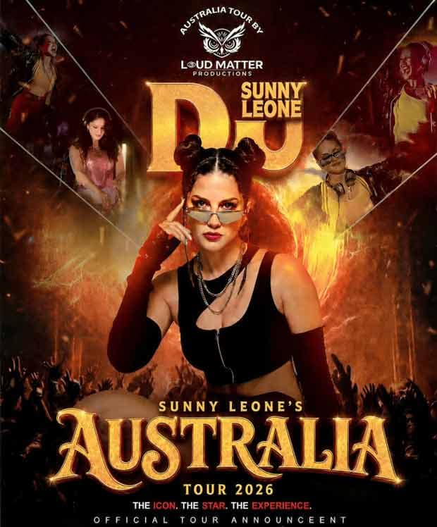 Sunny Leone's DJ Tour Hits Australia in 2026