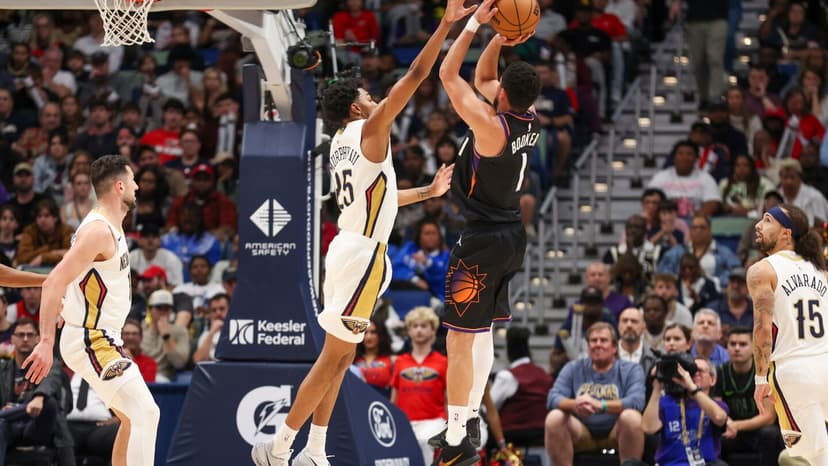 Booker Ignites Suns' Comeback Win Over Pelicans