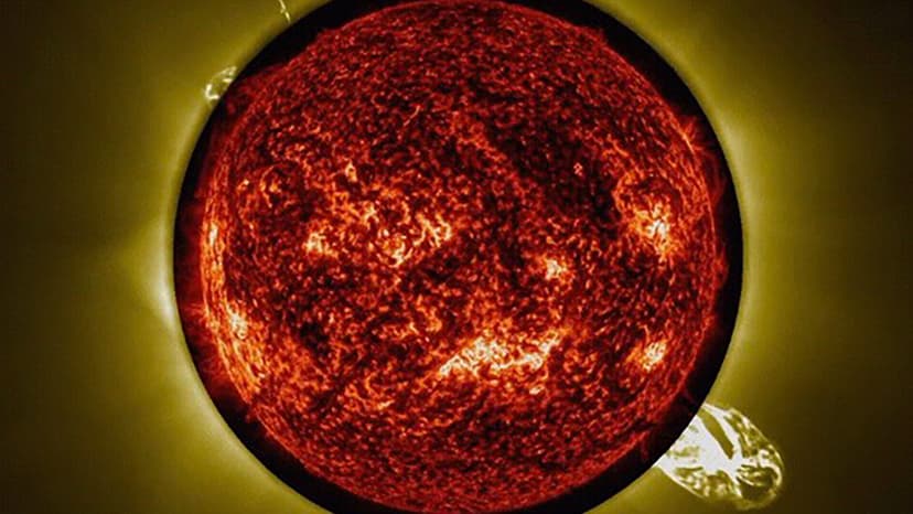 NEVER-BEFORE-SEEN: Sun Erupts in Fiery Prominence Show