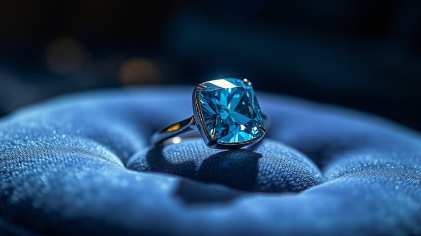 Bride's Shock: Fiancé Picks Blue Diamond Instead