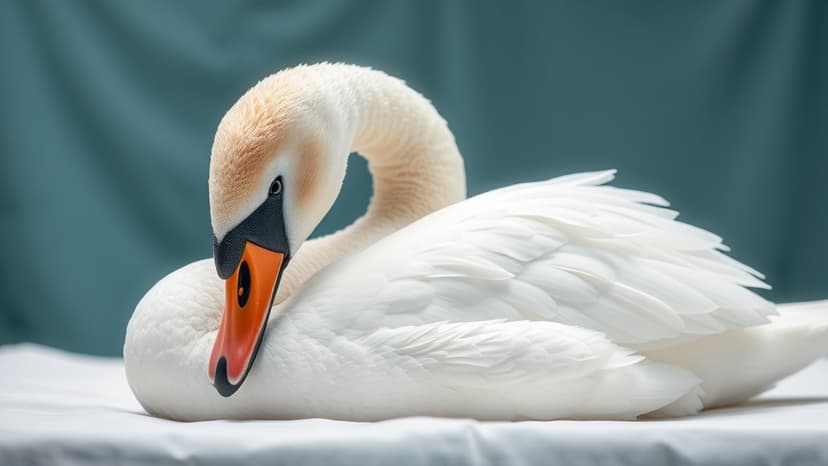 Swan's Life Hangs by a Thread After Ball Bearing Attack