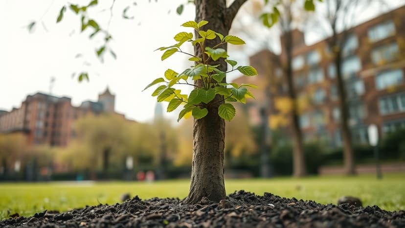 Sycamore Gap Sapling Blooms in Manchester