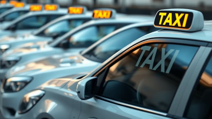 Airport Taxi Scramble: Drivers & Passengers Clash Over Short Trips