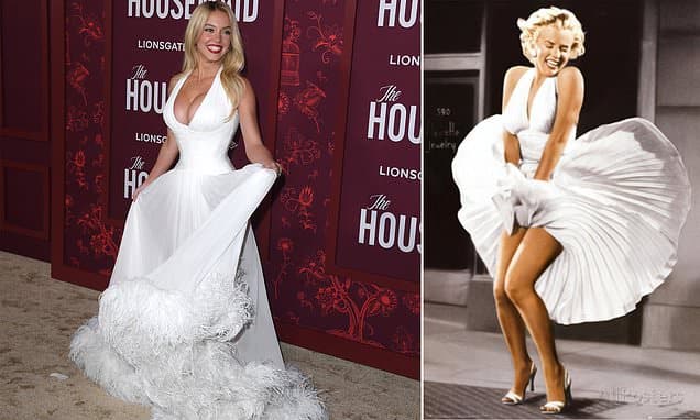 Sydney Sweeney Channels Marilyn Monroe's Iconic White Dress