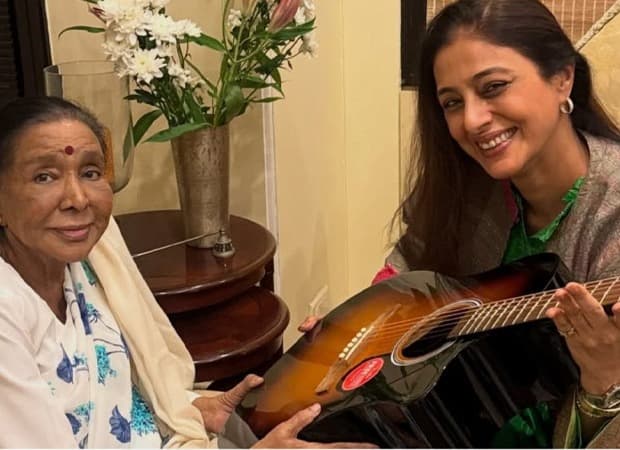 Tabu's Birthday Surprise: Asha Bhosle Gifts Guitar!