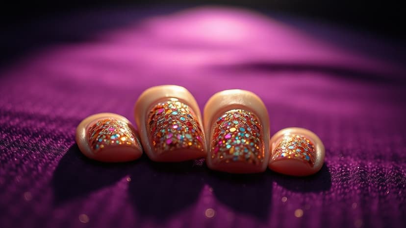 Taylor Swift's Glitter Nails Hint at Reputation (Taylor's Version)?