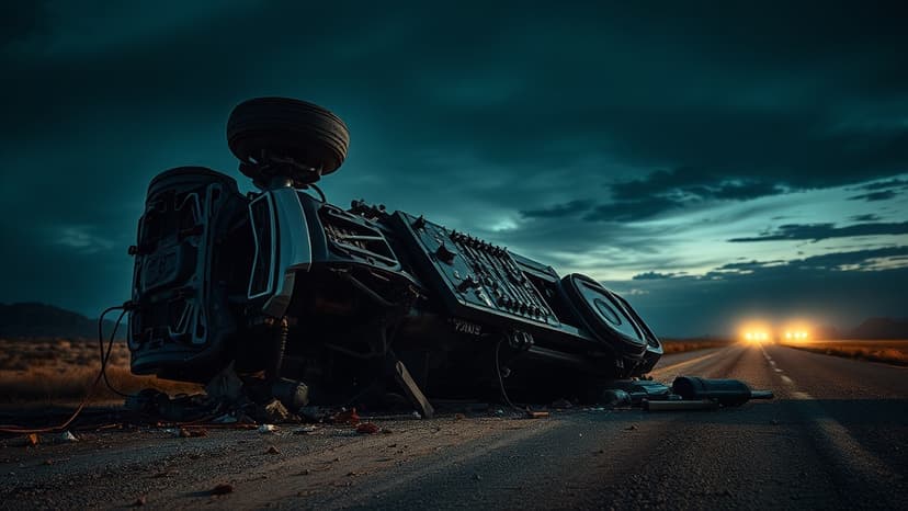 DJ Vehicle Overturns in Procession, Teen Dies