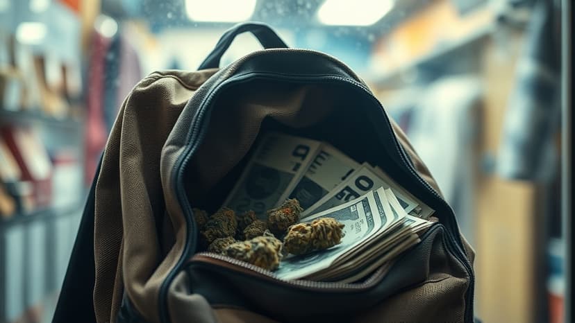 Teenagers Arrested After Leaving Cannabis and Cash at Charity Shop