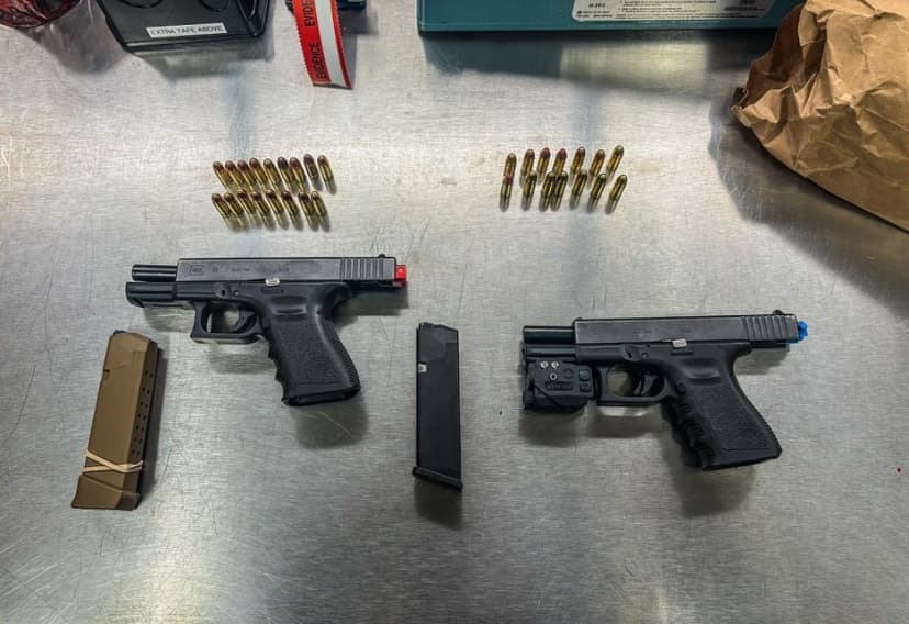 Teens Arrested After Flinging Autos, Illegal Guns