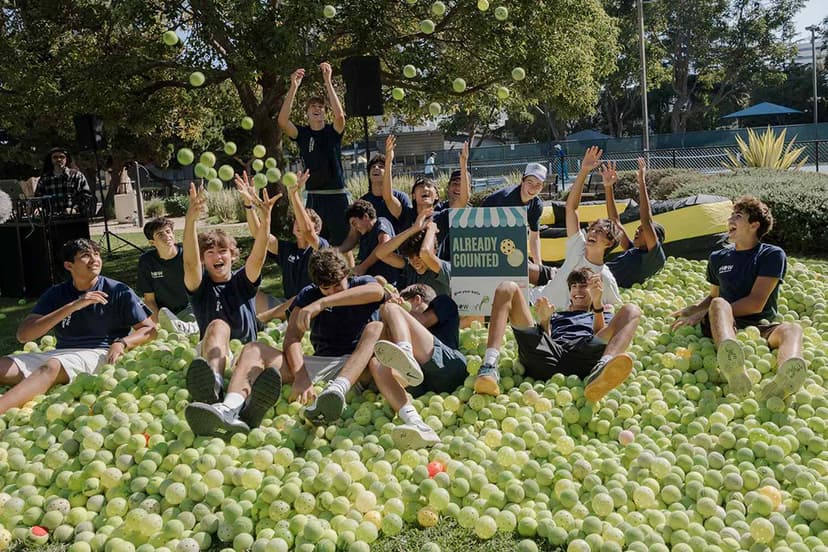 Teens Smash Record: 22,000 Balls Recycled!
