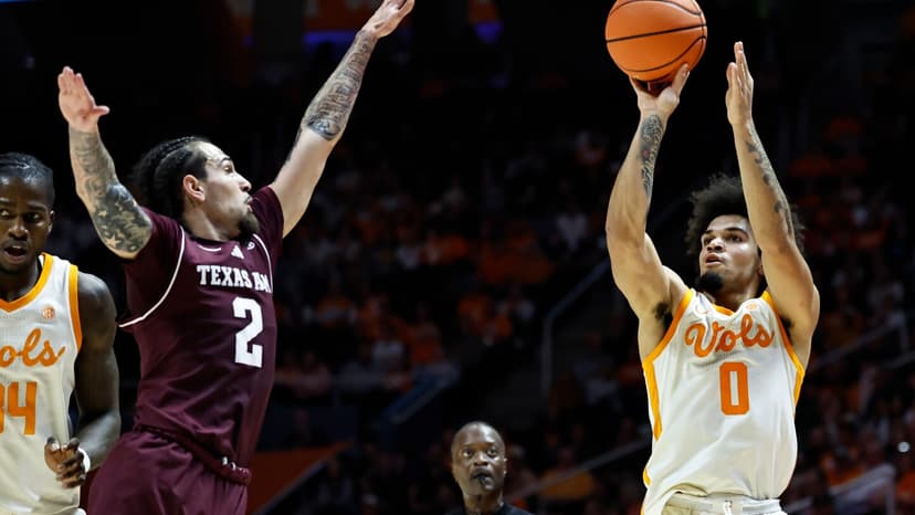 Tennessee outlasts Texas A&M in double OT thriller