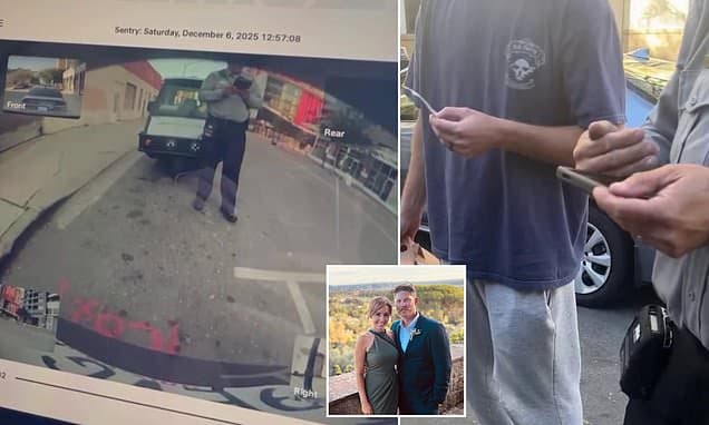 Tesla Cam Catches Parking Cop's Alleged Scam