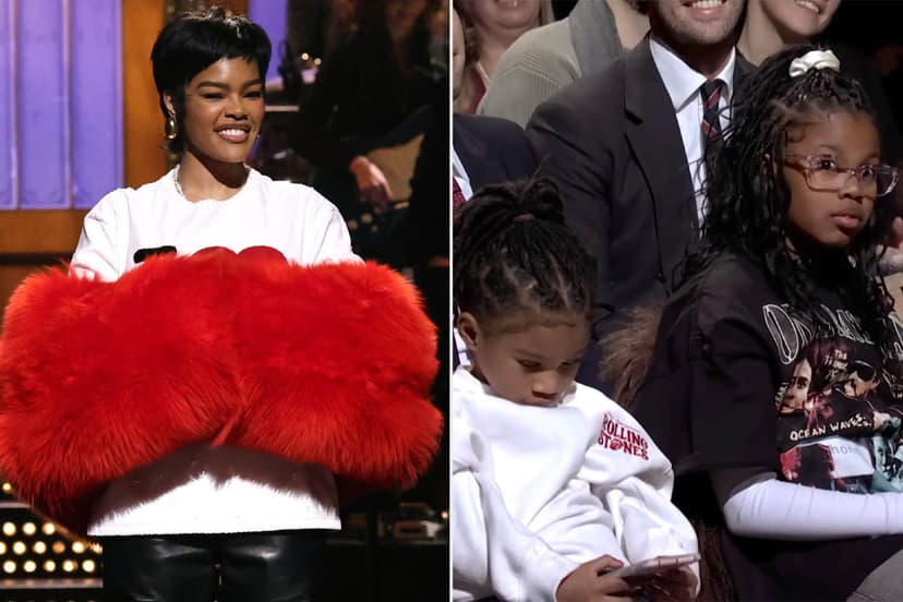 Teyana Taylor's Kids Steal Show at SNL Monologue