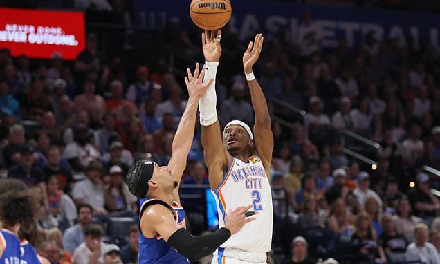 Thunder Surge Past Knicks Behind Gilgeous-Alexander