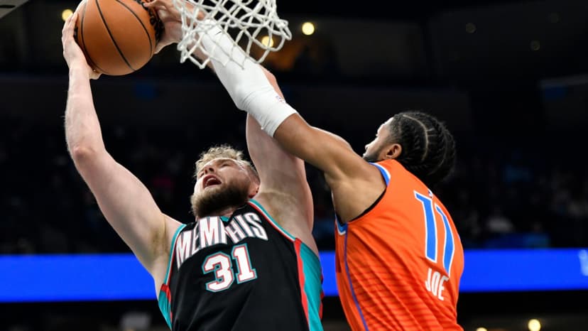 Thunder Rally From 21 Down to Shock Grizzlies 117-116