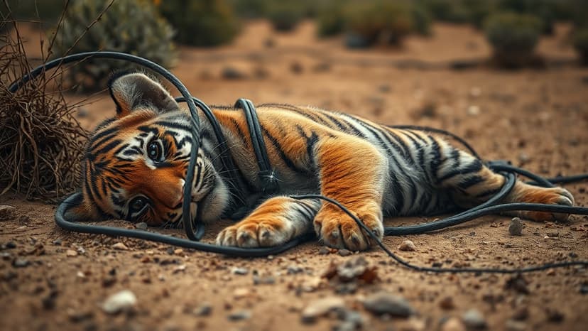 Tiger Cub Electrocuted on Private Land Near Reserve