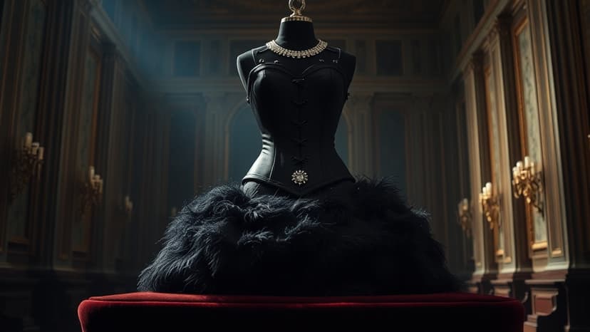 Gala Glam: Stars Dazzle in Blue Lace and Corset Couture