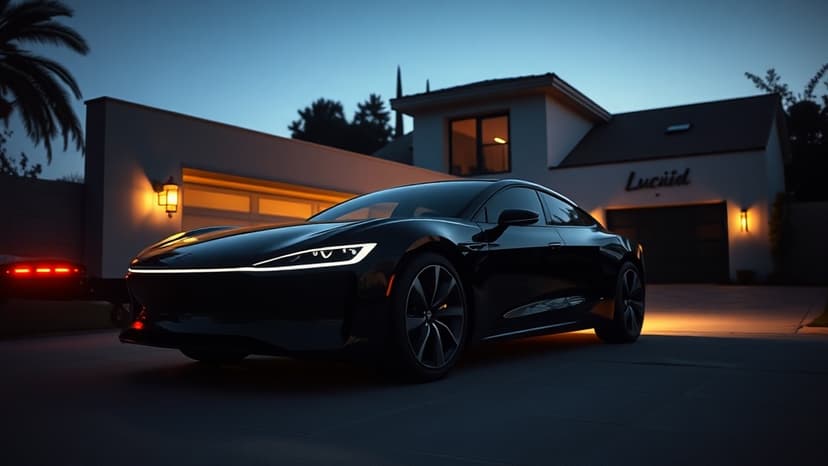 Chalamet's Lucid Car Towed After Oscars Roasting