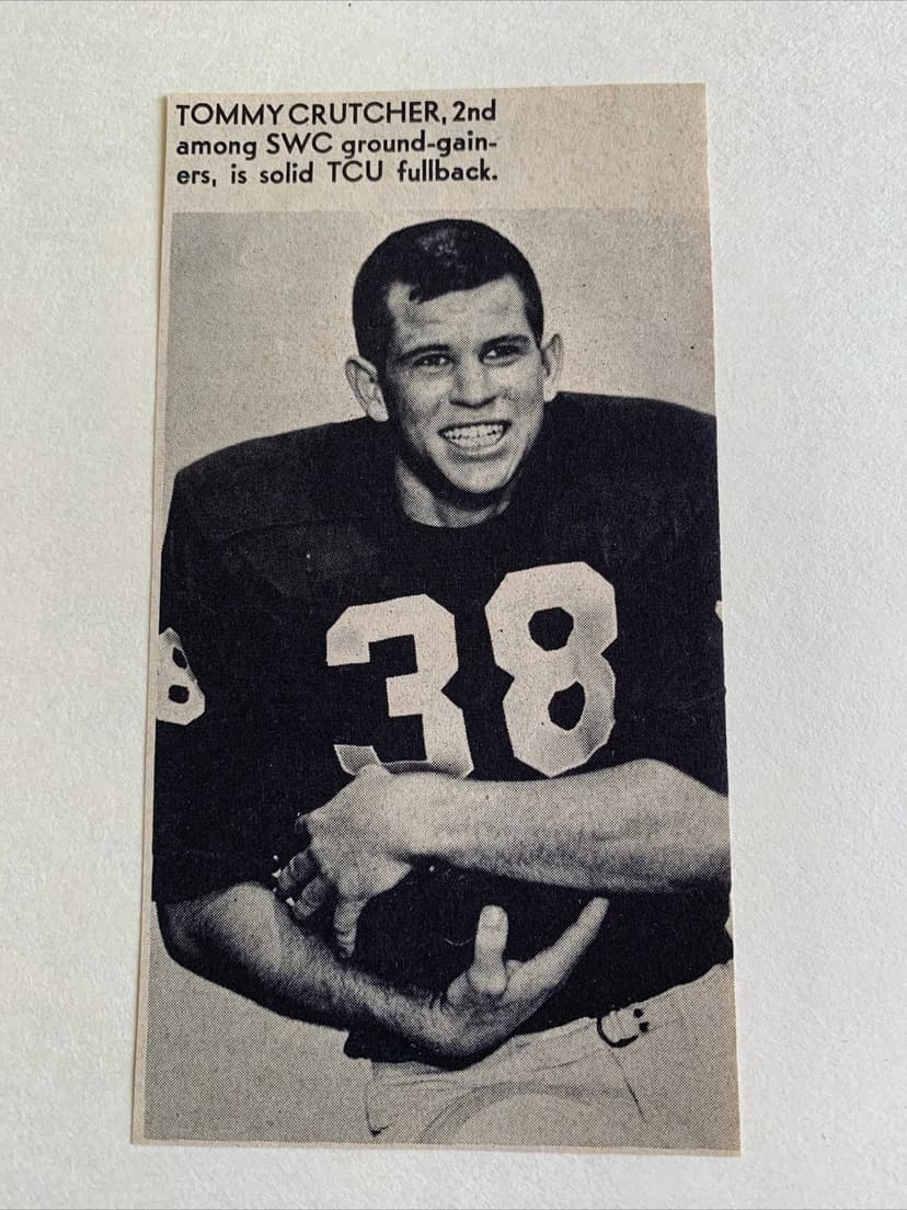Crutcher: Packers Champ & TCU Legend