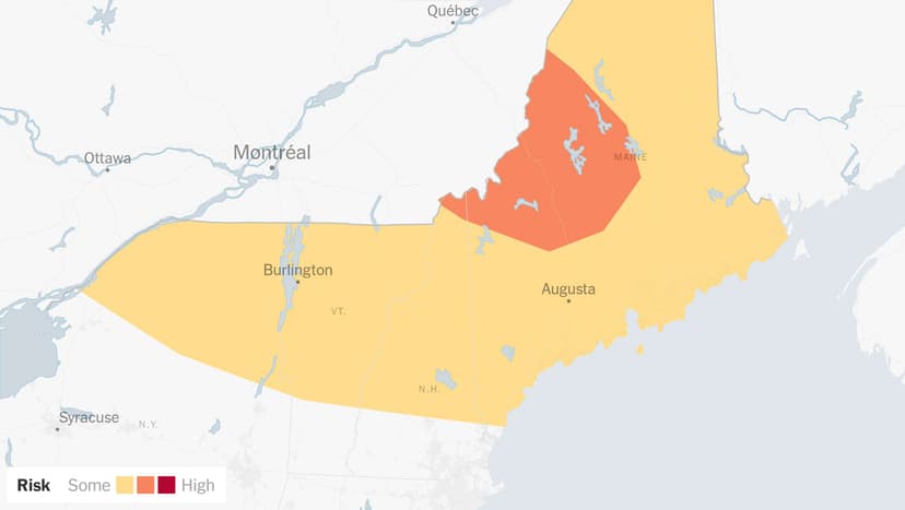 Rare Violent Tornadoes Possible in Quebec