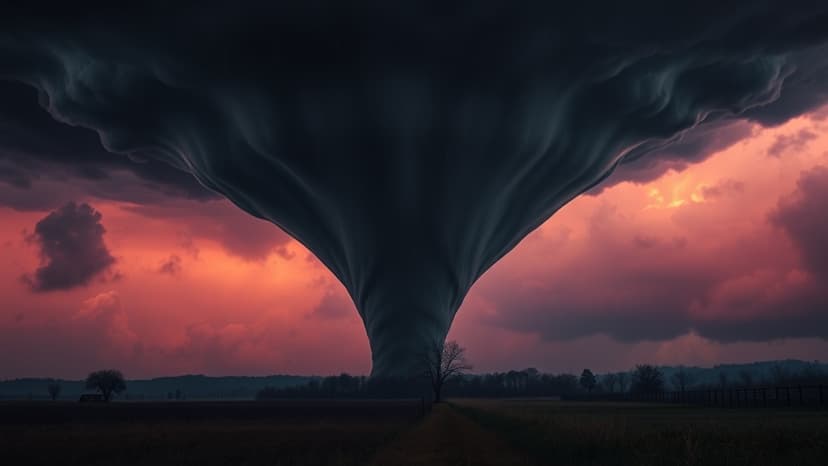 Tornado Warning Issued: Quarter-Size Hail and High Winds Threaten!