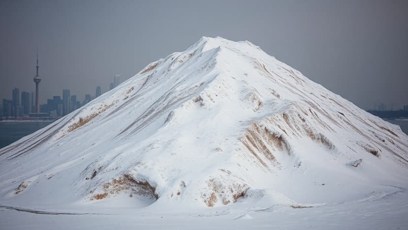 City's Snow Mountains Hide Toxic Secret