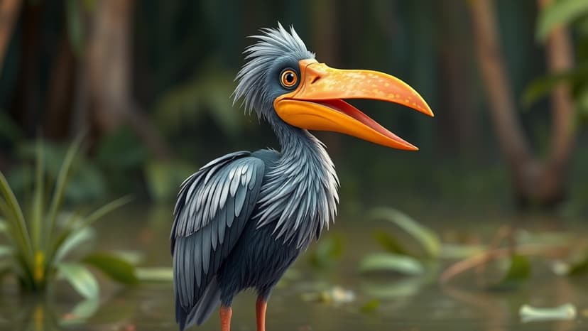 Viral Video Captures Towering Dinosaur-Like Shoebill Bird