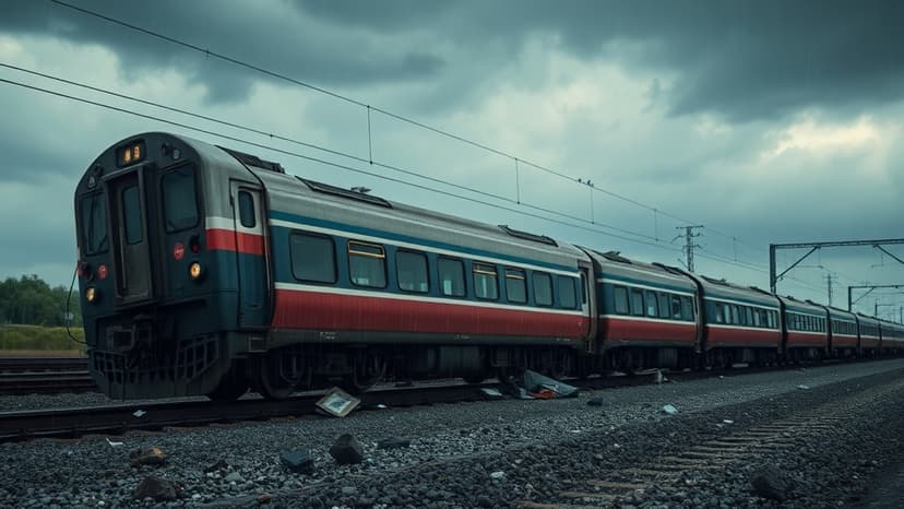 Rain Wall Collapses, Kills Train Driver Near Barcelona