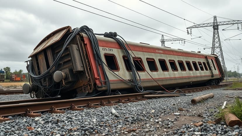 Train Derails Near Wolverhampton, Disrupting Major Routes